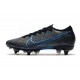 Nike Mercurial Vapor 13 Elite SG PRO Anti-Clog Nero Blu