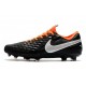 Scarpa Nuovo Nike Tiempo Legend 8 Elite FG Nero Arancione Bianco