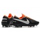 Scarpa Nuovo Nike Tiempo Legend 8 Elite FG Nero Arancione Bianco