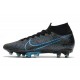 Nike Mercurial Superfly 7 Elite AG-PRO Scarpe da Calcio Nero Blu