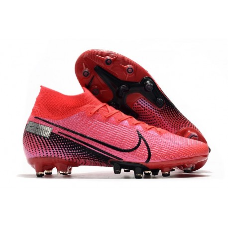 Nike Mercurial Superfly 7 Elite AG-PRO Scarpe da Calcio Cremisi Laser Nero