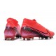 Nike Mercurial Superfly 7 Elite AG-PRO Scarpe da Calcio Cremisi Laser Nero