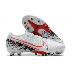 Scarpa Nike Mercurial Vapor XIII Elite AG-PRO Bianco Cremisi Laser