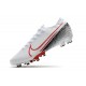 Scarpa Nike Mercurial Vapor XIII Elite AG-PRO Bianco Cremisi Laser