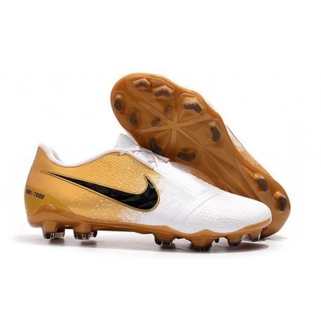 Scarpe da Calcio Nike Phantom Venom Elite FG -Bianco Oro Nero