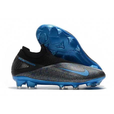 Nike Phantom Vision 2 Elite Dynamic Fit FG -Nero Blu Laser Antracite