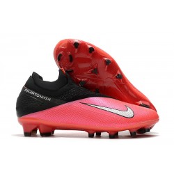 Nike Phantom Vision 2 Elite Dynamic Fit FG -Cremisi Laser Argento Nero