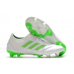 Scarpe da Calcio adidas Copa 19.1 FG -Bianco Verde Signal