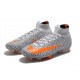 Nike Mercurial Superfly VII Elite DF FG Bianco Arancione Total Nero