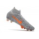 Nike Mercurial Superfly VII Elite DF FG Bianco Arancione Total Nero