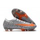 Nike Mercurial Vapor 13 Elite FG ACC CR7 Bianco Arancione Total Nero