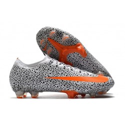 Nike Mercurial Vapor 13 Elite FG ACC CR7 Bianco Arancione Total Nero