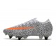 Nike Mercurial Vapor XIII Elite SG PRO AC CR7 Blanco Total Naranja Negro