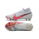 Nike Mercurial Superfly VII Elite DF FG Bianco Cremisi Blu