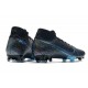 Nike Mercurial Superfly VII Elite DF FG Wavelength Nero Blu