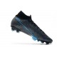 Nike Mercurial Superfly VII Elite DF FG Wavelength Nero Blu