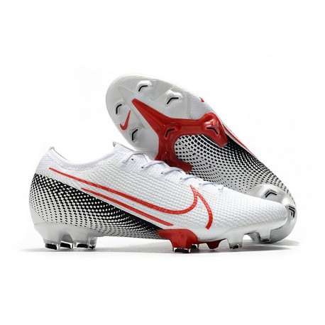 Scarpe Nike Mercurial Vapor XIII Elite FG -Bianco Cremisi Laser Nero