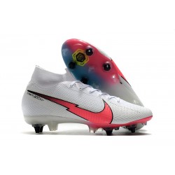 Nike Mercurial Superfly 7 Elite SG PRO AC Bianco Rosso Blu