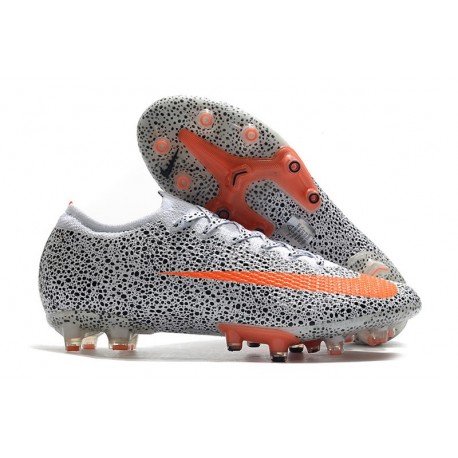 Nike Mercurial Vapor XIII Elite AG-PRO CR7 Bianco Arancione Total Nero