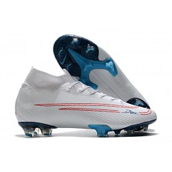 NIKE MERCURIAL SUPERFLY VII ELITE CR7 X BUGATTI - Bianco Rosso Argento