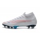 NIKE MERCURIAL SUPERFLY VII ELITE CR7 X BUGATTI - Bianco Rosso Argento