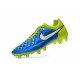 Scarpini Calcio Nike Tiempo Legend V FG Uomo Blu Giallo Bianco