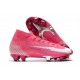 Nike Mercurial Superfly 7 Elite FG x Mbappé Rosa Blast Bianco Nero