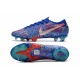 Nike Mercurial Vapor 13 Elite FG Sancho Blu Racer Bianco Verde Aurora