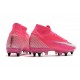 Nike Mercurial Superfly 7 Elite SG PRO x Mbappé Rosa Blast Bianco Nero