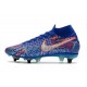 Nike Mercurial Superfly 7 Elite SG Sancho Blu Racer Bianco Verde Aurora