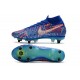 Nike Mercurial Superfly 7 Elite SG Sancho Blu Racer Bianco Verde Aurora