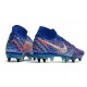 Nike Mercurial Superfly 7 Elite SG Sancho Blu Racer Bianco Verde Aurora