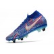 Nike Mercurial Superfly 7 Elite SG Sancho Blu Racer Bianco Verde Aurora