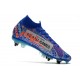 Nike Mercurial Superfly 7 Elite SG Sancho Blu Racer Bianco Verde Aurora