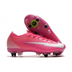 Nike Mercurial Vapor XIII Elite SG PRO x Mbappé Rosa Blast Bianco Nero