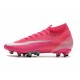 Nike Mercurial Superfly 7 Elite AG-PRO x Mbappé Rosa Blast Bianco Nero