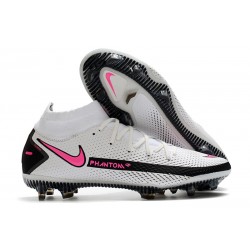 Scarpa Nike Phantom GT Elite Dynamic Fit FG Bianco Rosa Blast Nero