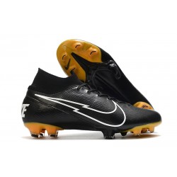 Nike Mercurial Superfly 7 Elite FG Scarpe - Nero Bianco