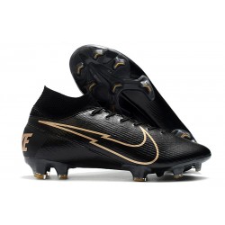 Nike Mercurial Superfly 7 Elite FG Scarpe - Nero Oro