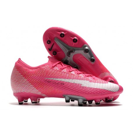 Scarpa Nike Mercurial Vapor XIII Elite AG x Mbappé Rosa Blast Bianco