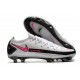 Scarpa Nuovo Nike Phantom GT Elite FG Bianco Rosa Blast Nero