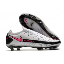 Scarpa Nuovo Nike Phantom GT Elite FG Bianco Rosa Blast Nero