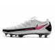 Scarpa Nuovo Nike Phantom GT Elite FG Bianco Rosa Blast Nero