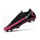 Scarpa Nuovo Nike Phantom GT Elite FG Nero Argento Rosa Blast