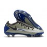 Scarpa Nuovo Nike Phantom GT Elite FG Grigio Blu Noir