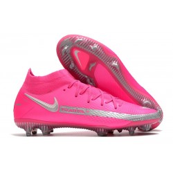 Scarpa Nike Phantom GT Elite Dynamic Fit FG Rosa Argento