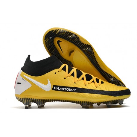 Scarpe da Calcio Nike Phantom GT Elite DF FG Giallo Nero Bianco