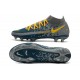 Nike Phantom GT Elite DF FG Nuovo Scarpa Blu Grigio Giallo