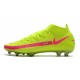 Nike Phantom GT Elite DF FG Nuovo Scarpa Giallo Rosa