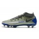 Nike Phantom GT Elite DF FG Nuovo Scarpa Argento Blu